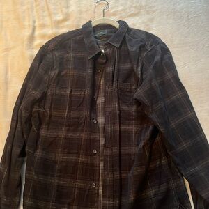 Vince xl corduroy button down
